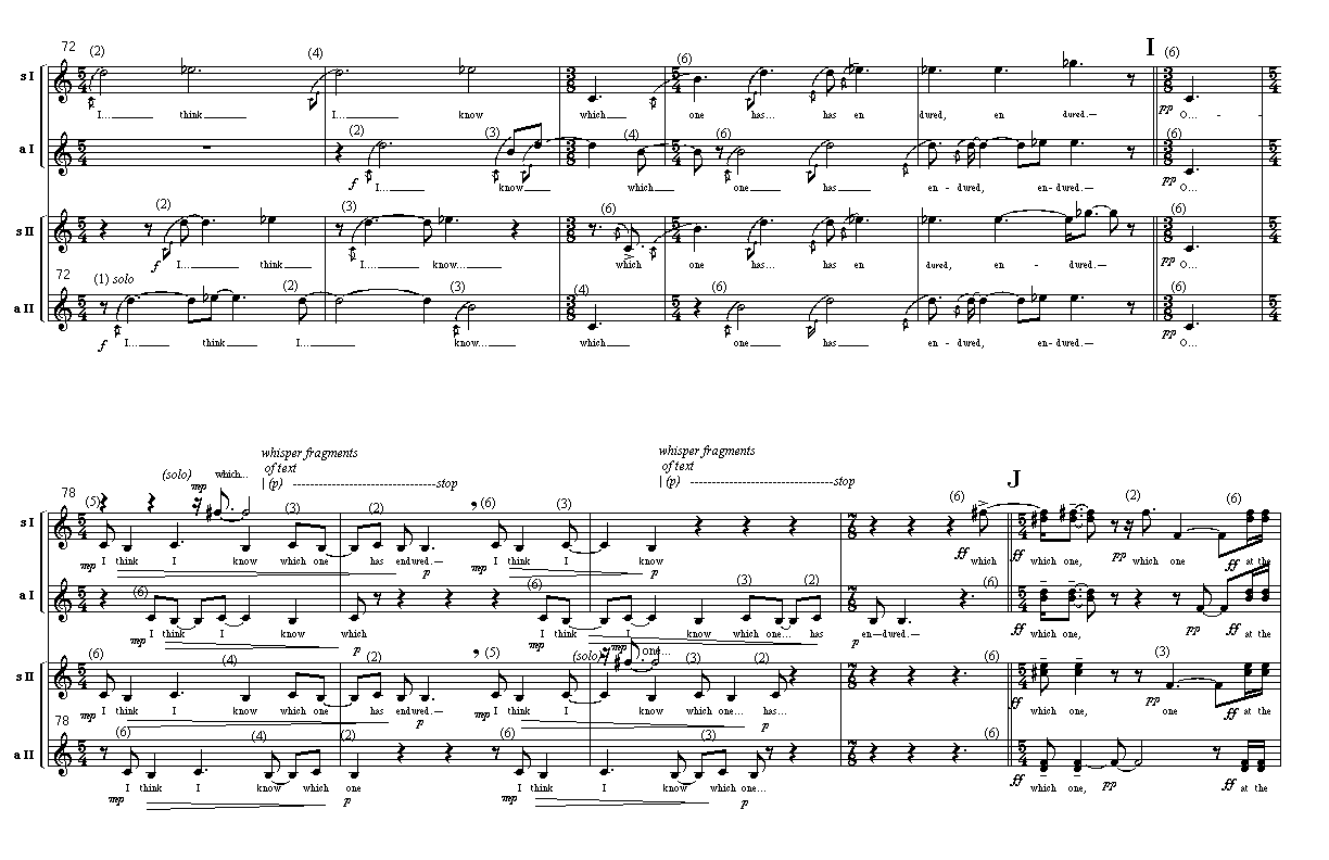 Page 6 of Lament for Double Choir