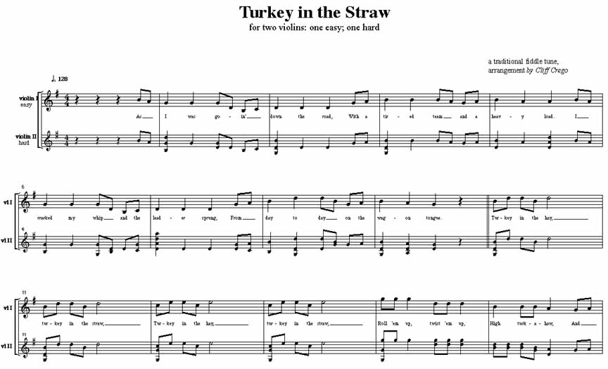 Page 1 of Turkey in the Straw