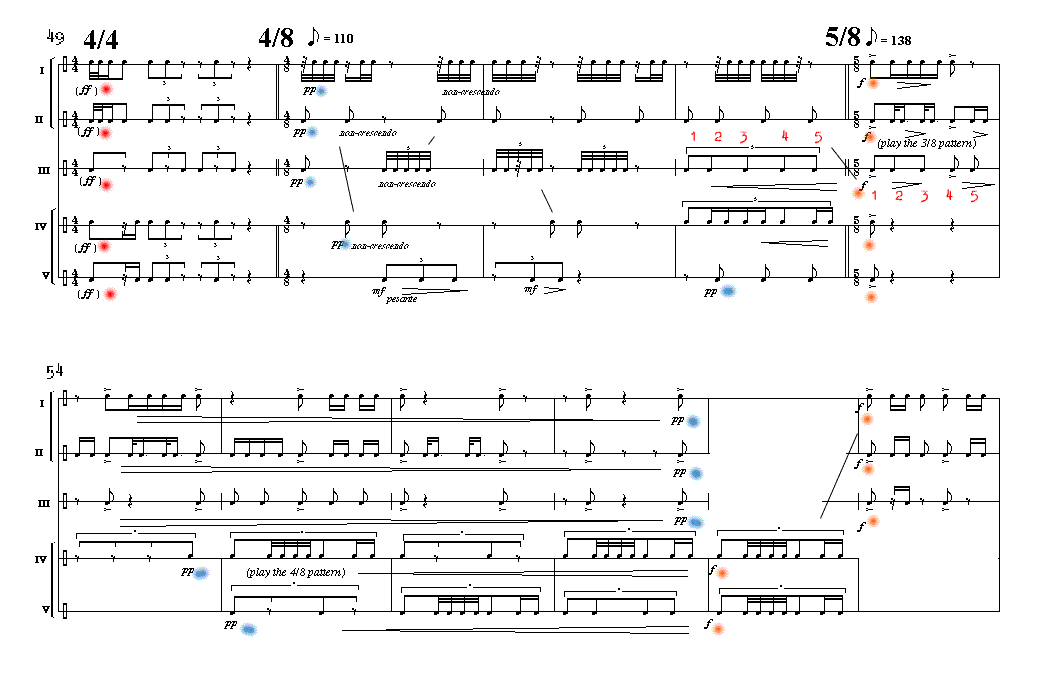 Page 5 STUDY NO. 1 | for 5  voices