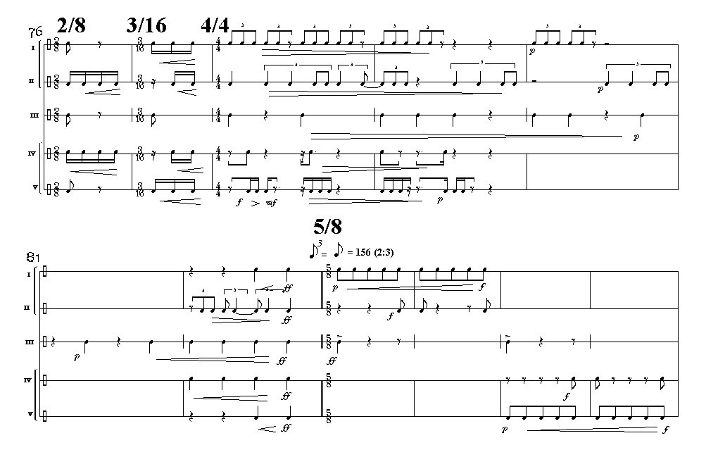 Page 6 STUDY NO. 2 | for 5  voices