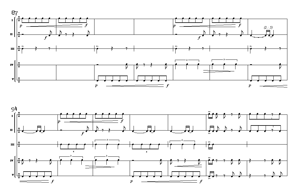 Page 7 STUDY NO. 2 | for 5  voices