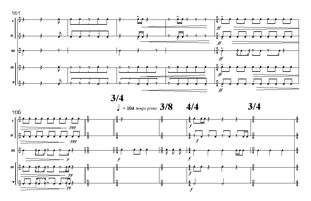 Page 8 STUDY NO. 2 | for 5  voices