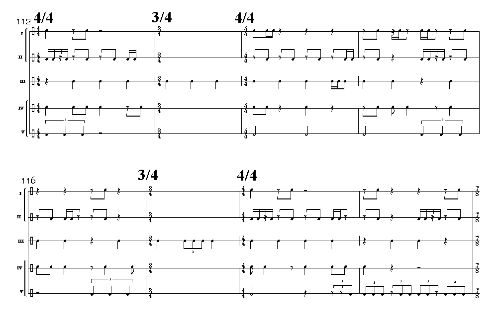 Page 9 STUDY NO. 2 | for 5  voices