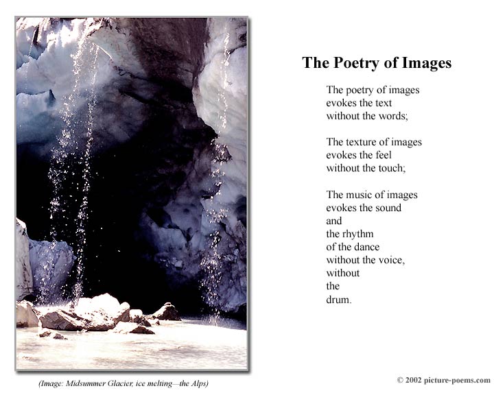 Picture/Poem Poster: Glacier Rhythms