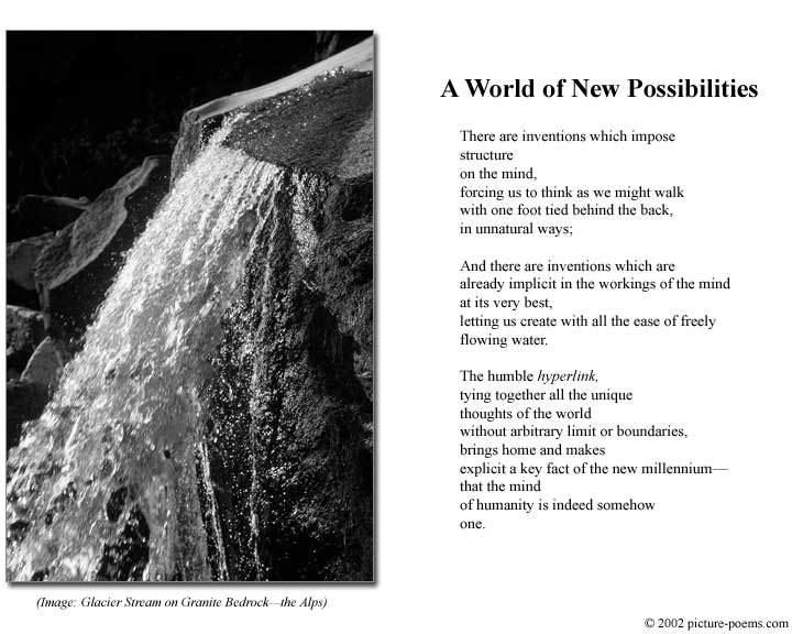 Picture/Poem Poster: New Possibilities