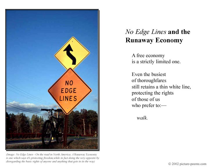 Picture/Poem Poster: No Edge Lines!