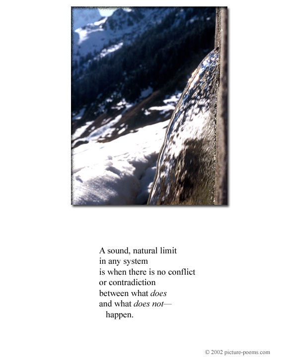Picture/Poem Poster: Natural Limit