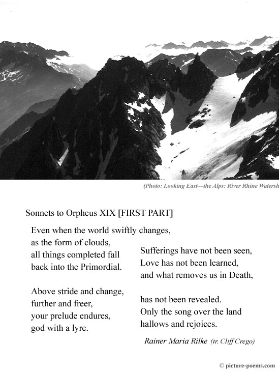 Picture/Poem Poster: sonnet XIX-1