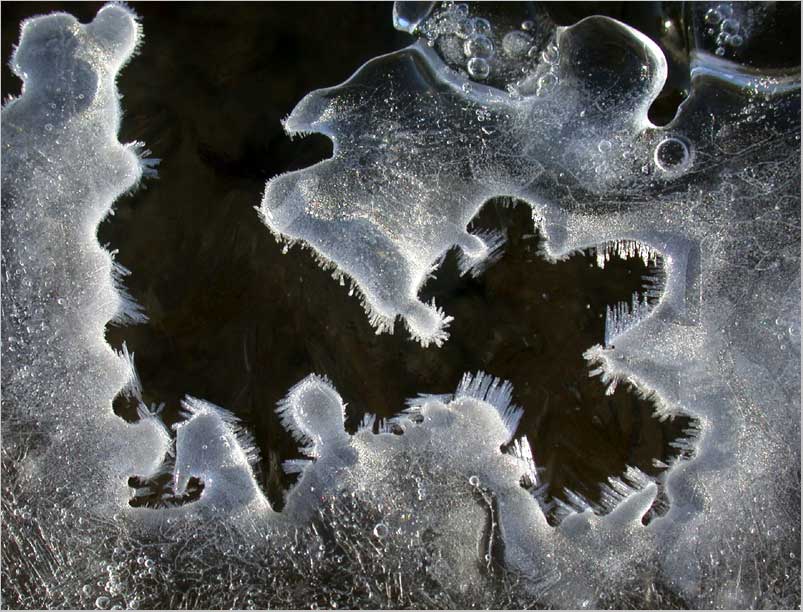 complex ice patterns