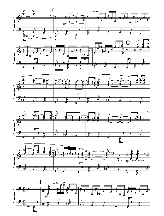 Page 4 of PAVANE -- for solo harp
