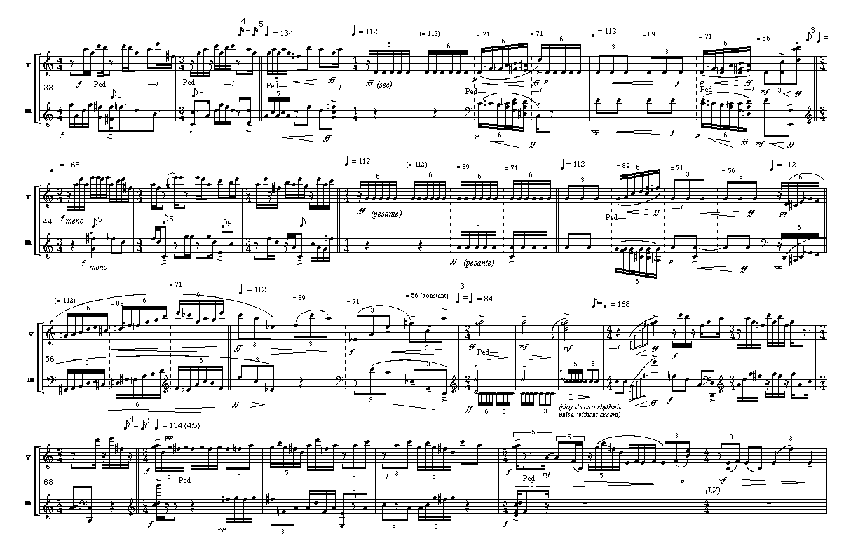 Page 2 of 4-page sonata: vibes/marimba