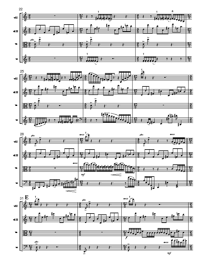 Page 3 of  21-steps | for string quartet