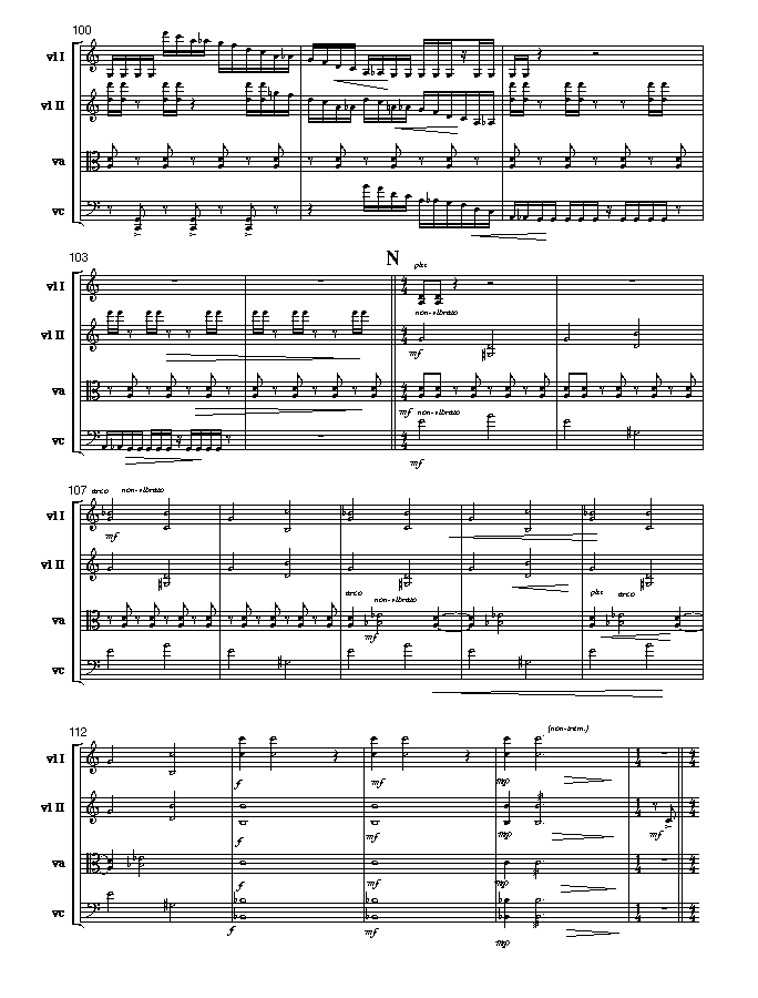 Page 7 of  MOV | for string quartet