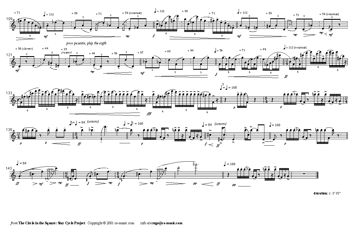 Page 3 of cih—for flute solo (movement III)