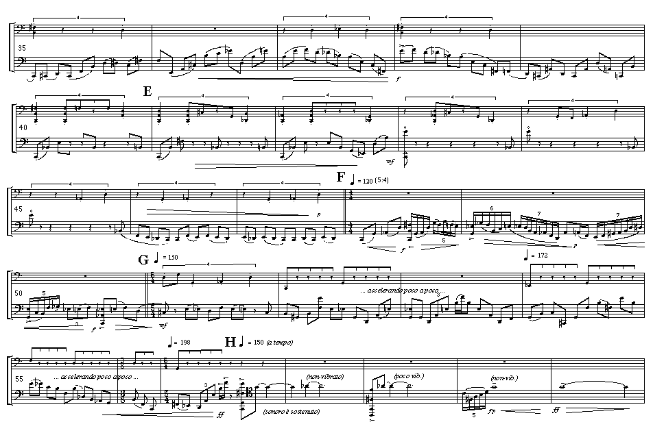 Page 2 of m4—for cello solo: frame IV