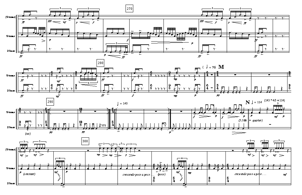 Page 9 of Mintaka: for percussion solo