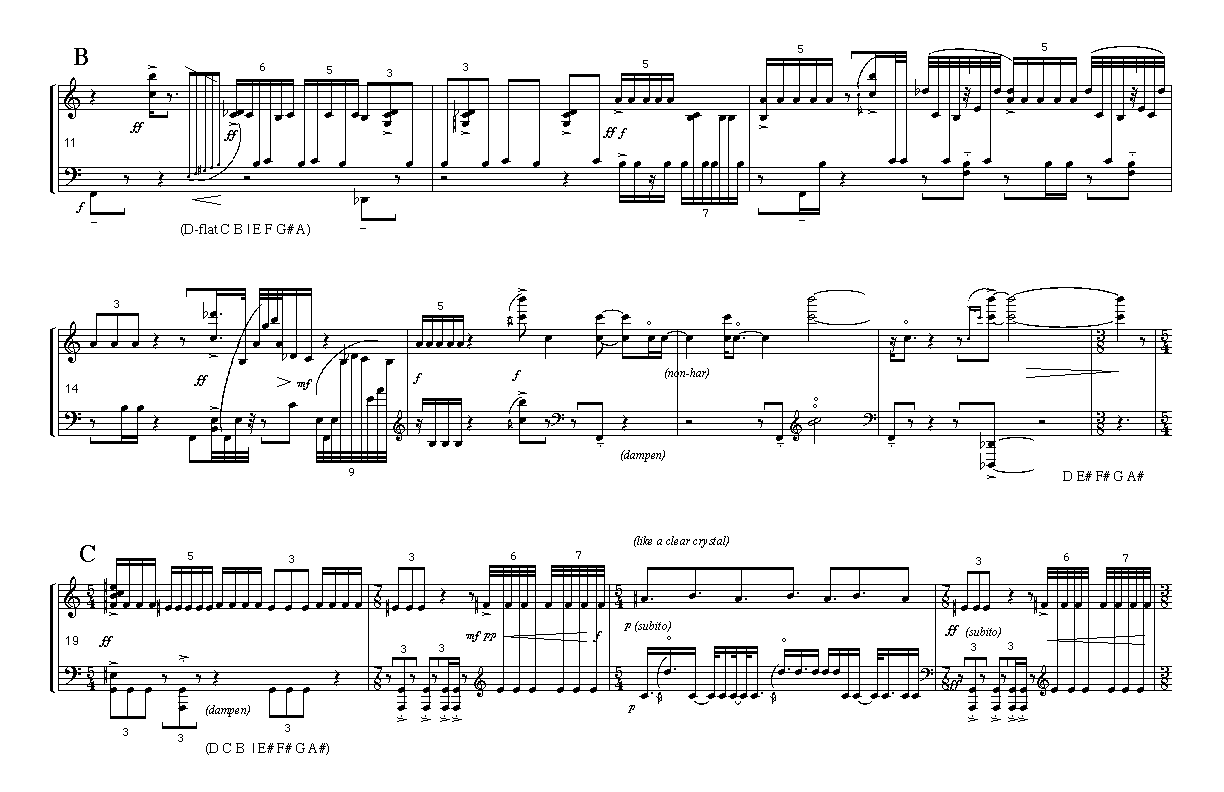 Page 2 of Mira-for harp solo