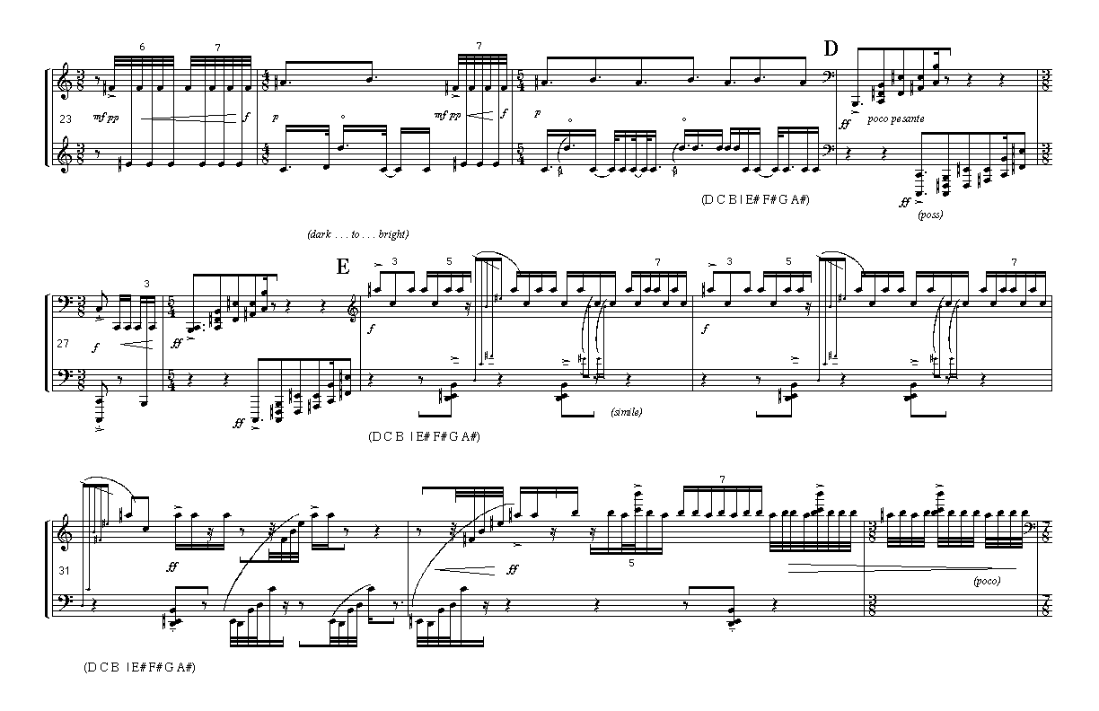 Page 3 of Mira-for harp solo