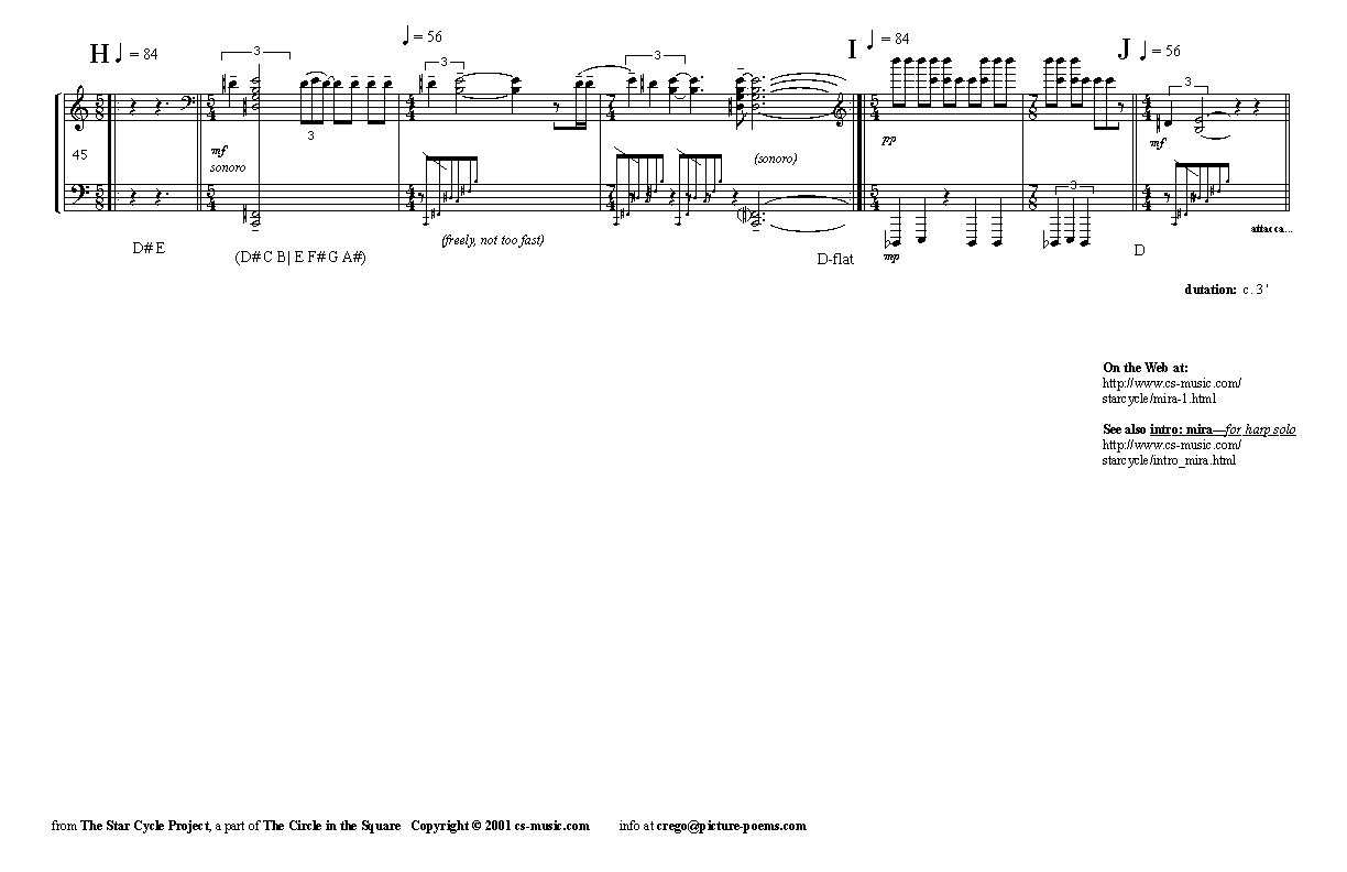 Page 5 of Mira-for harp solo