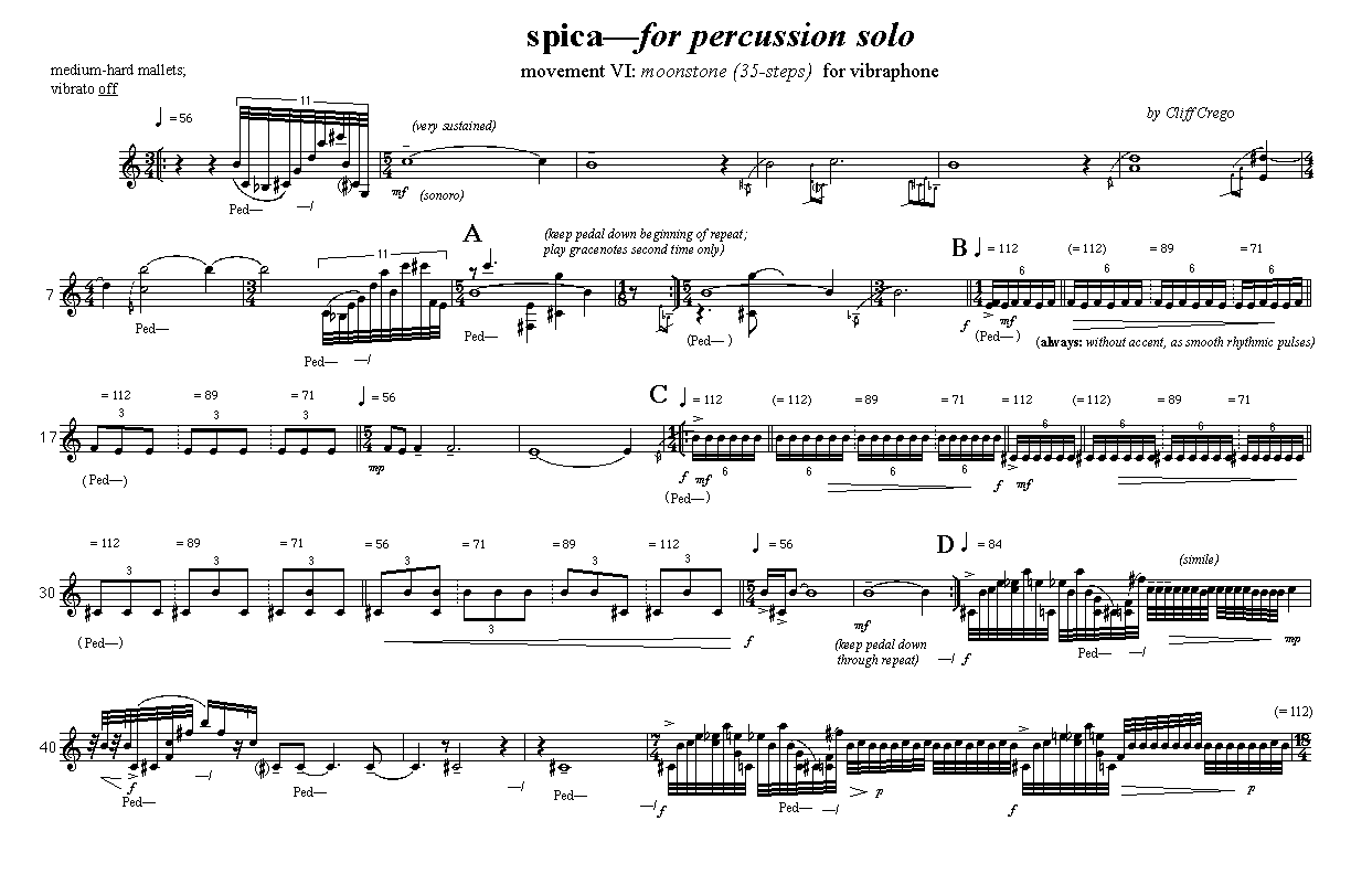 Page 1 of Spica: movement VI