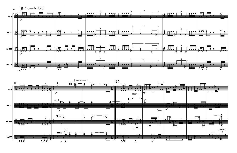 Page 2 of Cheltenham Duo VIIIc | four violas