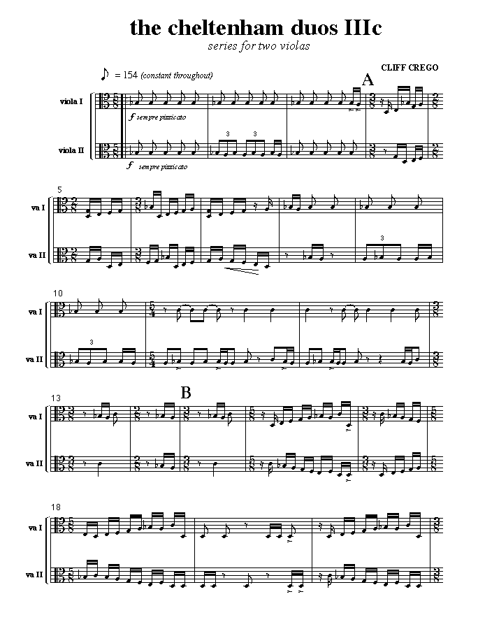 Page 1 of Cheltenham Duo IIIc | two violas