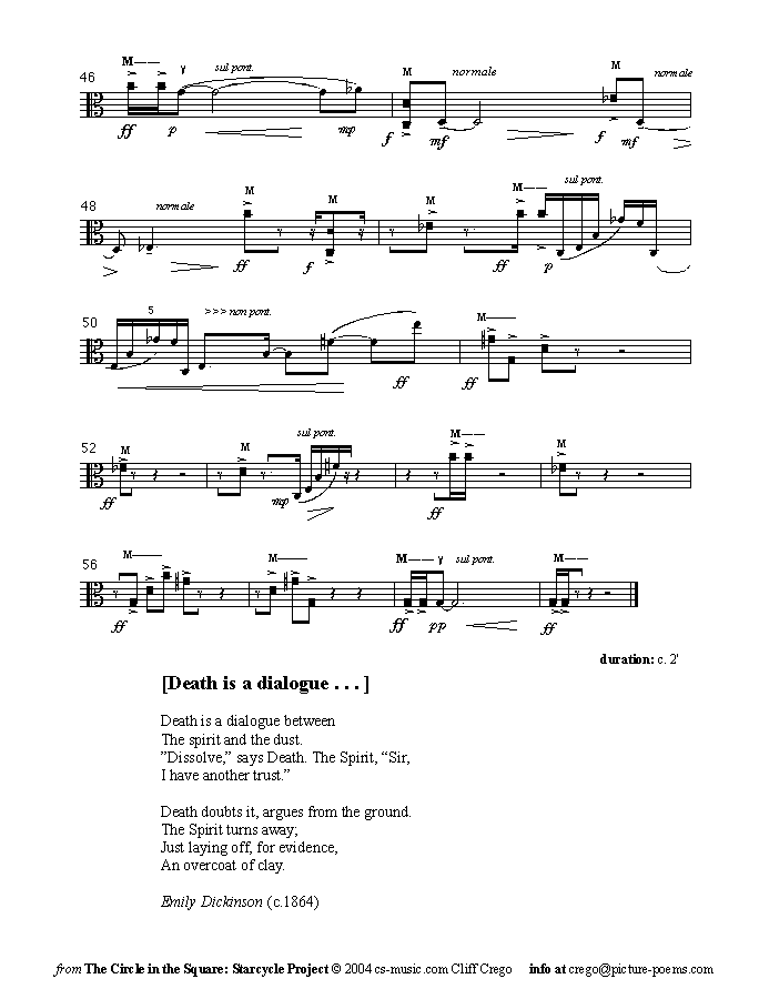 Page 3 m | frame III | for viola solo