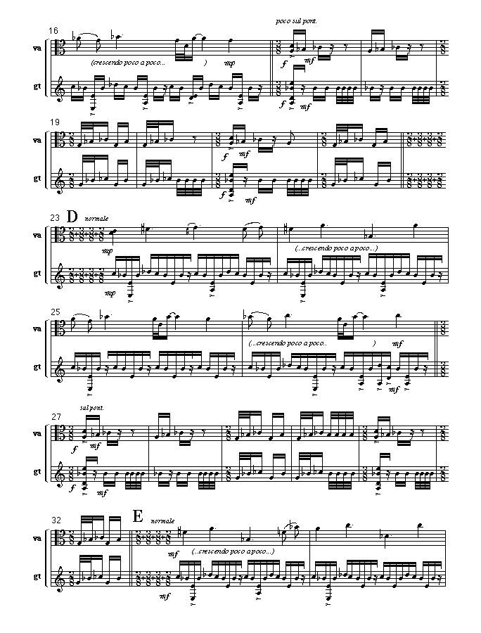 Page 2 of Suite | I | viola & guitar
