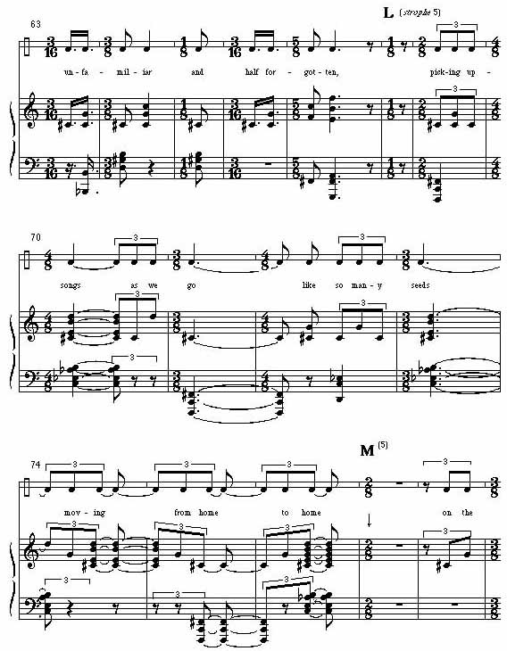 Page 5 of Wanderer: Piano Score