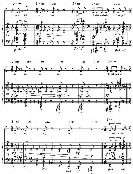 Page 5 of XTC: Piano Score